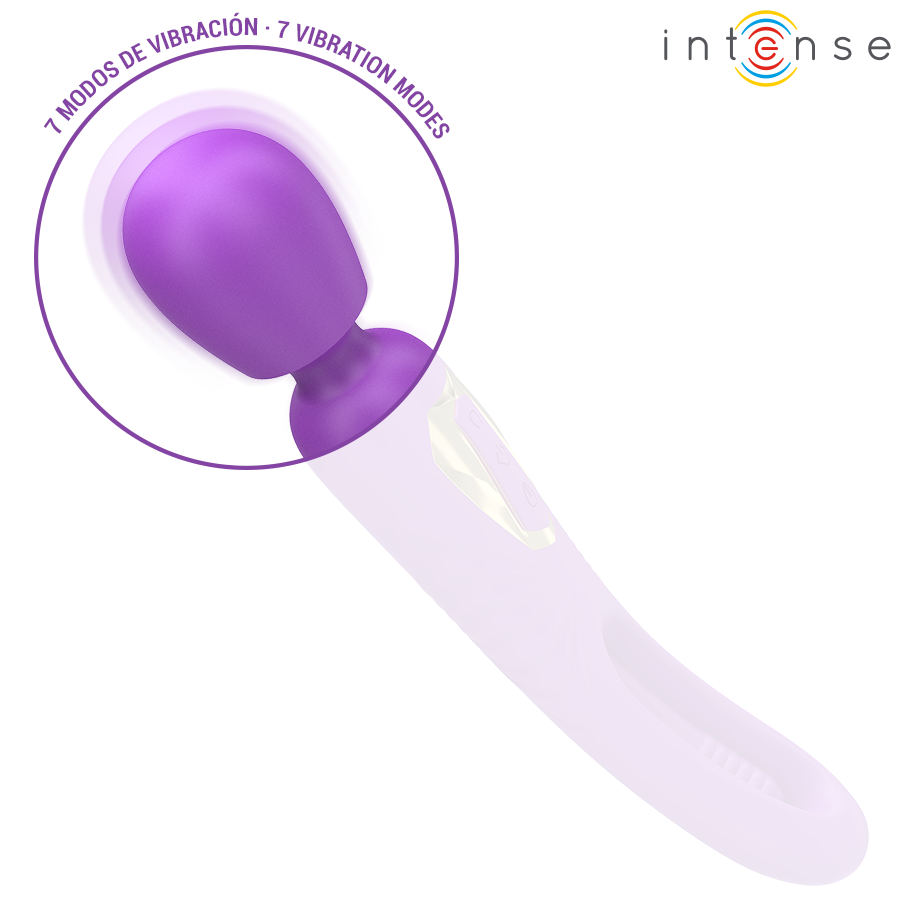 Intense - Christy Vibrador Wand Con Lengua Giratoria