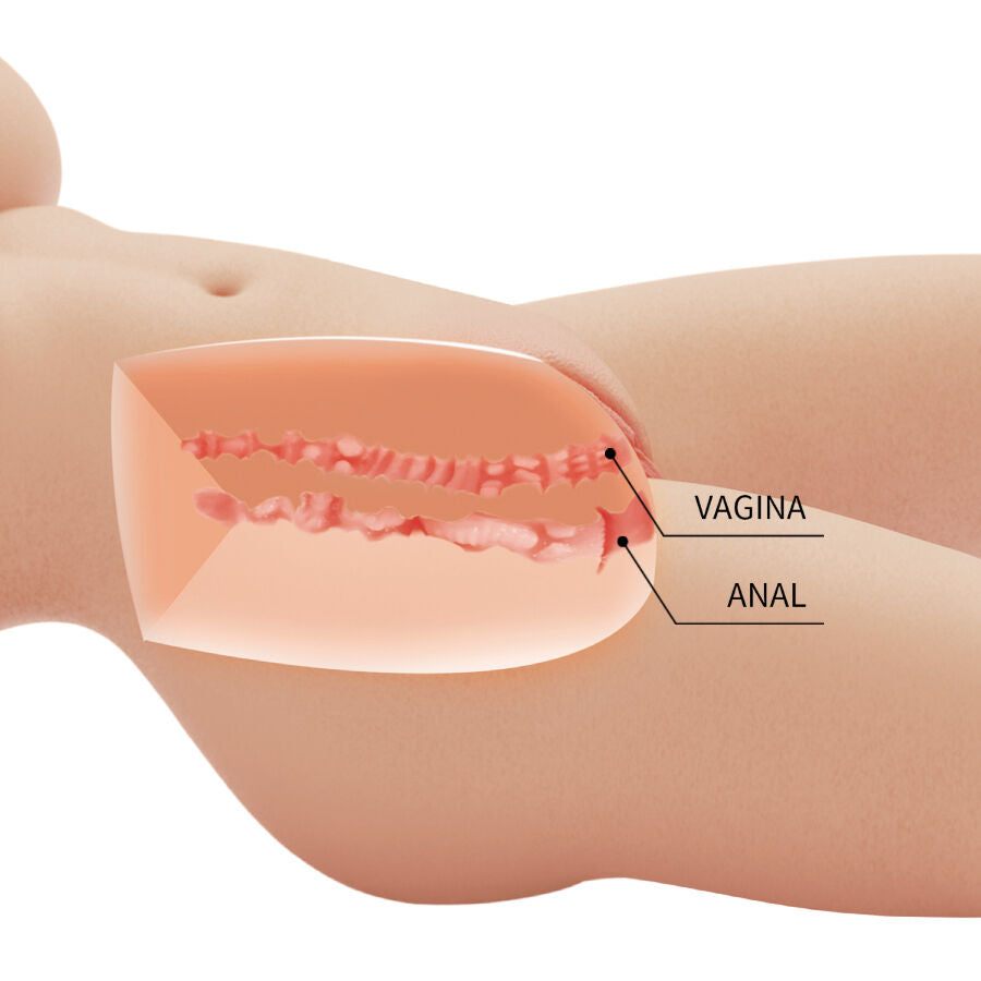 Crazy Bull - Tiffany Torso Femenino Realista Vagina Y Anal 5.5 Kg