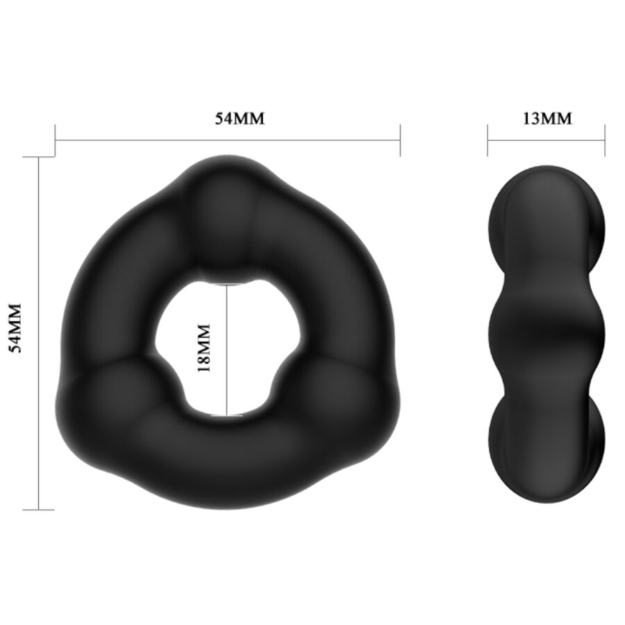 Crazy Bull - Anillo Silicona Super Suave Con Nodulos