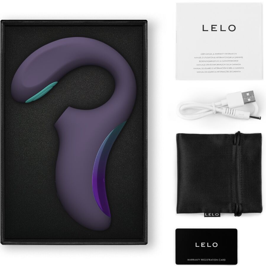 Lelo - Enigma Double Sonic Vibrador Punto G Morado