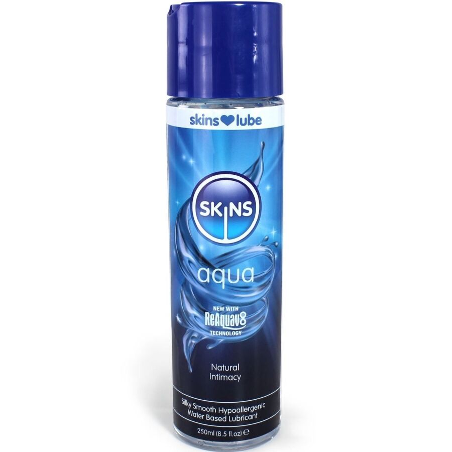 Skins - Aqua Lubricante Base De Agua 250 Ml