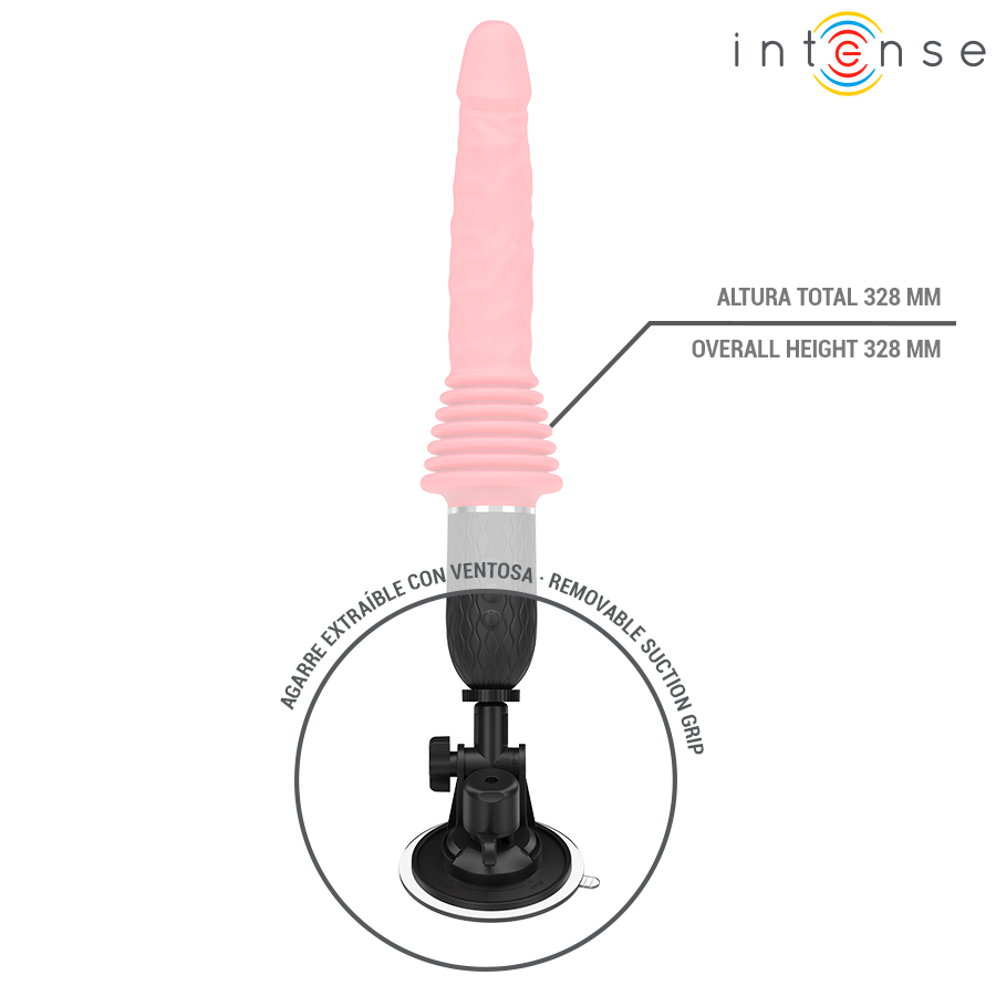 Roxer Sex Machine Con Vibración, Thrusting, Efecto Calor Y Control Remoto