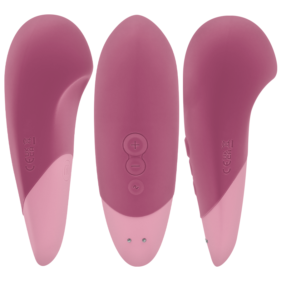 Womanizer - Vibe Vibrador Lay-On Silencioso Rosa Oscuro