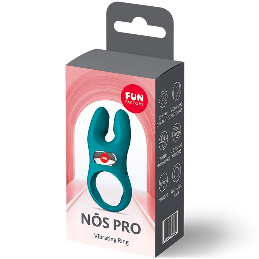 Fun Factory - Nos Pro Anillo Vibrador Pene Verde Botella