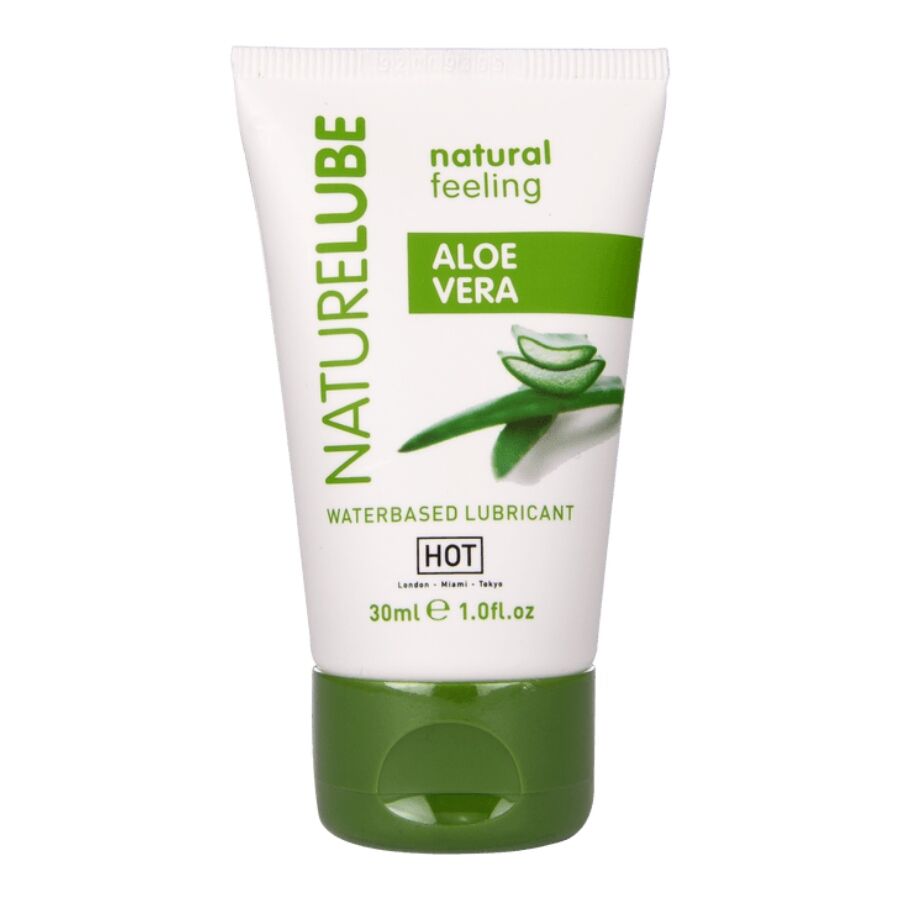 Hot - Nature Lube Lubricante Base Agua Aloe Vera 30 Ml