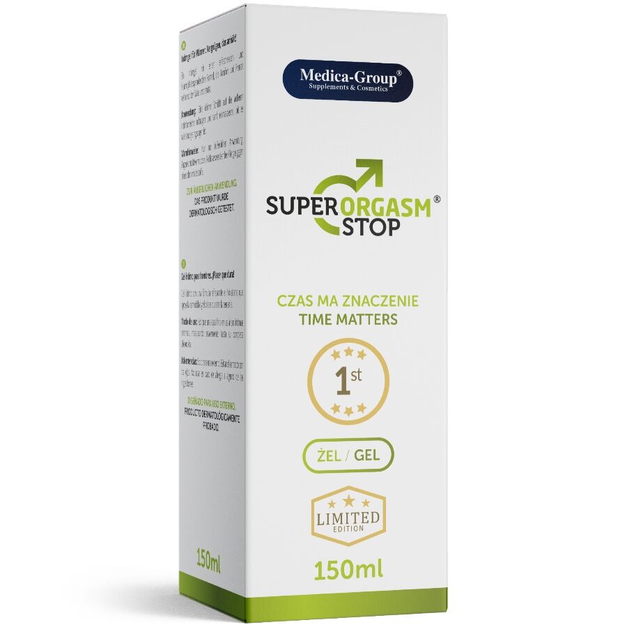 Medica Group - Súper Orgasm Stop Gel Íntimo Para Hombre 150 Ml