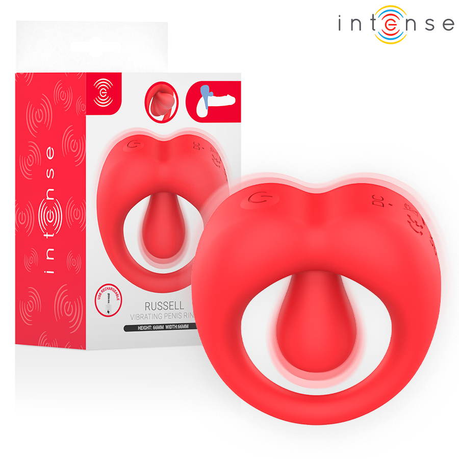 Kenny Anillo Vibrador Con Estimulador De Clítoris Y App Azul Oscuro