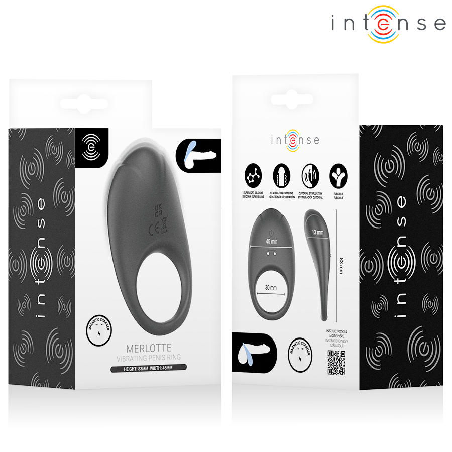 Ringo Anillo Vibrador Con App Unibody Negro