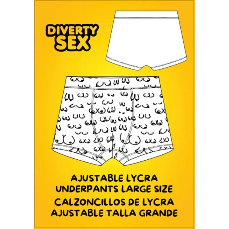 Diablo Picante - Calzoncillo Tetas Talla Grande