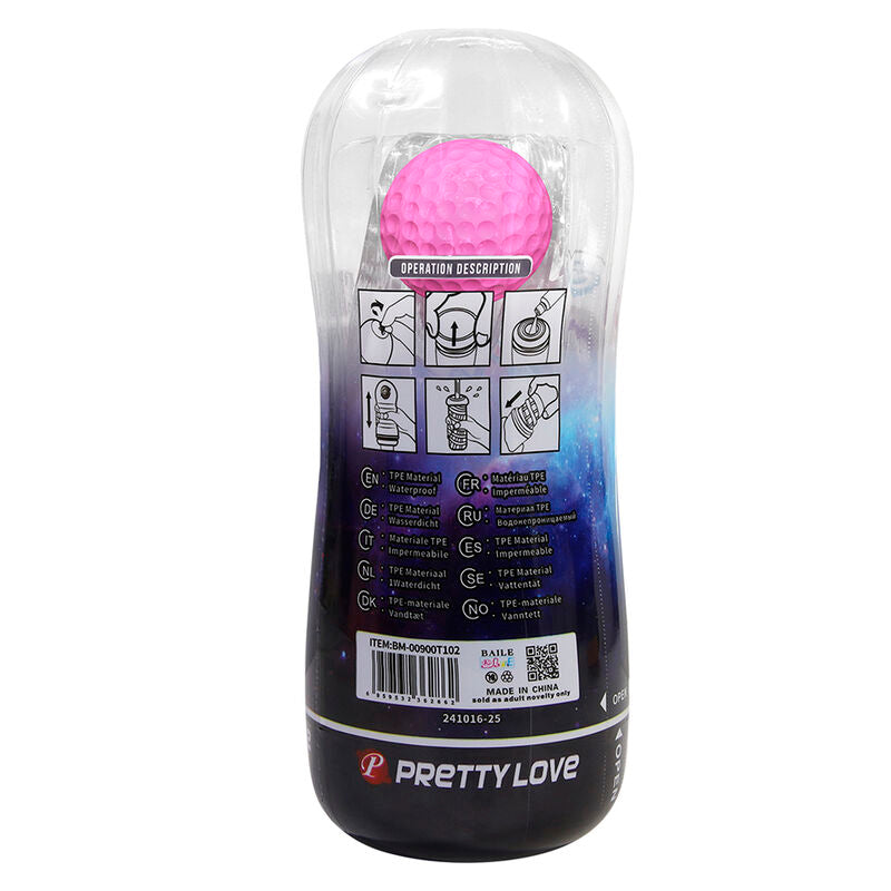Pretty Love - Masturbador Cup 360º Texturizado Transparente