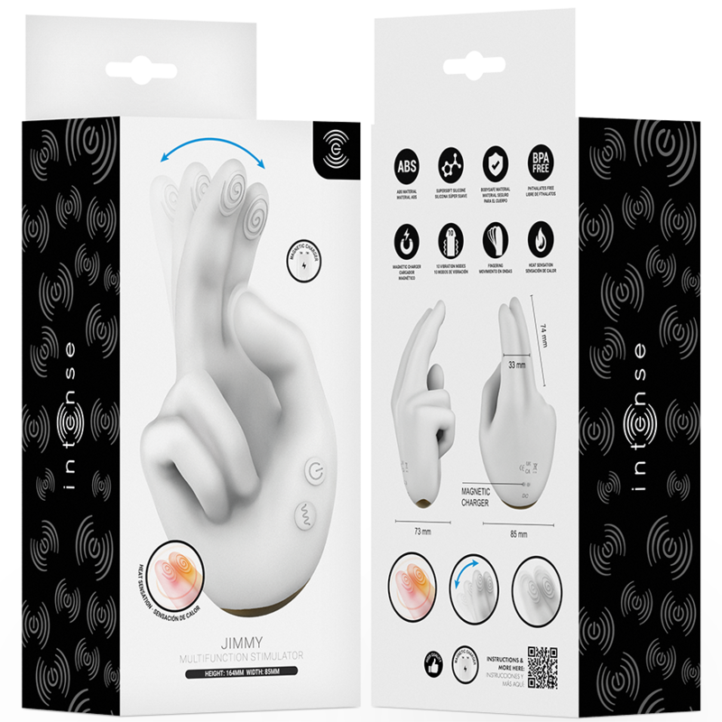 Flirty Hand Estimulador Finger Con Efecto Calor