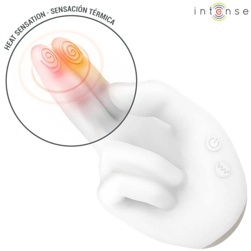 Flirty Hand Estimulador Finger Con Efecto Calor