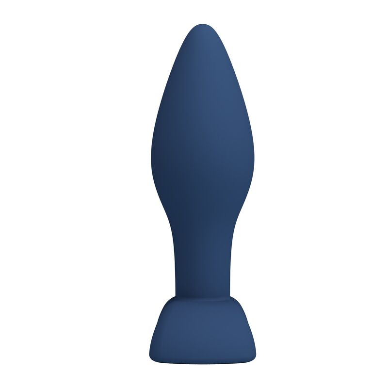 Mr Play - Plug Anal Cónico Silicona Azul L