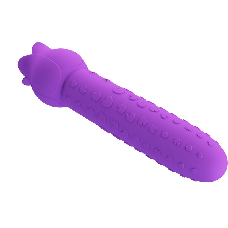 Pretty Love - Dannell Vibrador Con Estimulación Oral Y Clitoral Recargable Morado