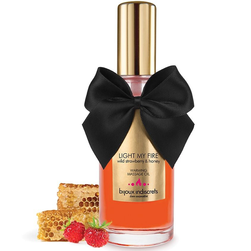 Bijoux - Aceite Masaje Efecto Calor Aroma Fresa