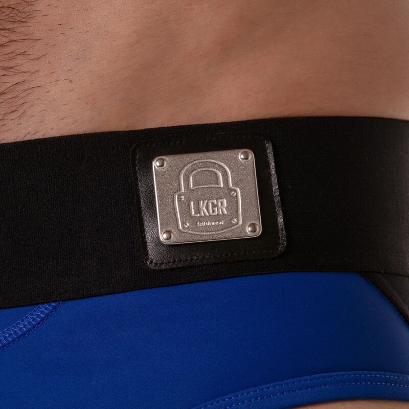 Locker Gear - Wide Waistband Jock Brief Azul L