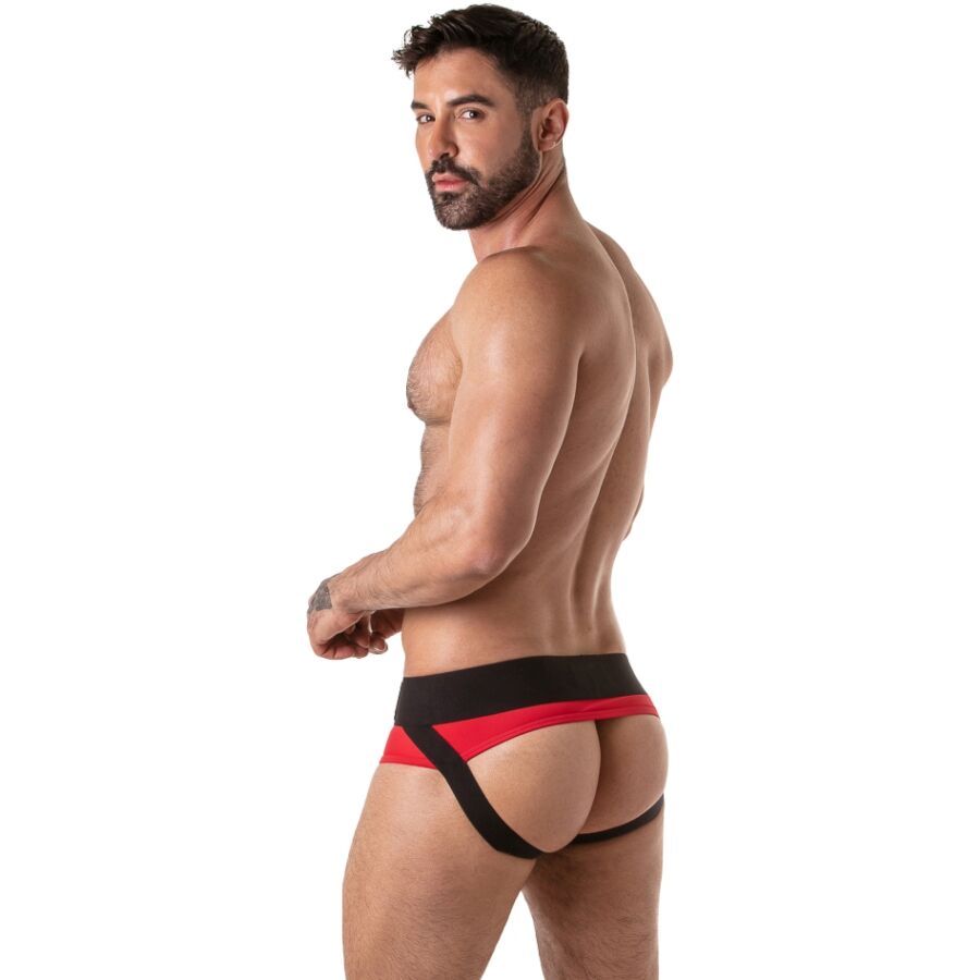 Locker Gear - Wide Waistband Jock Brief Rojo S