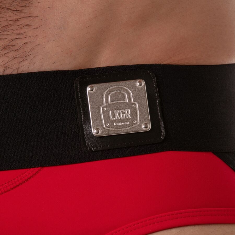 Locker Gear - Wide Waistband Jock Brief Rojo Xl