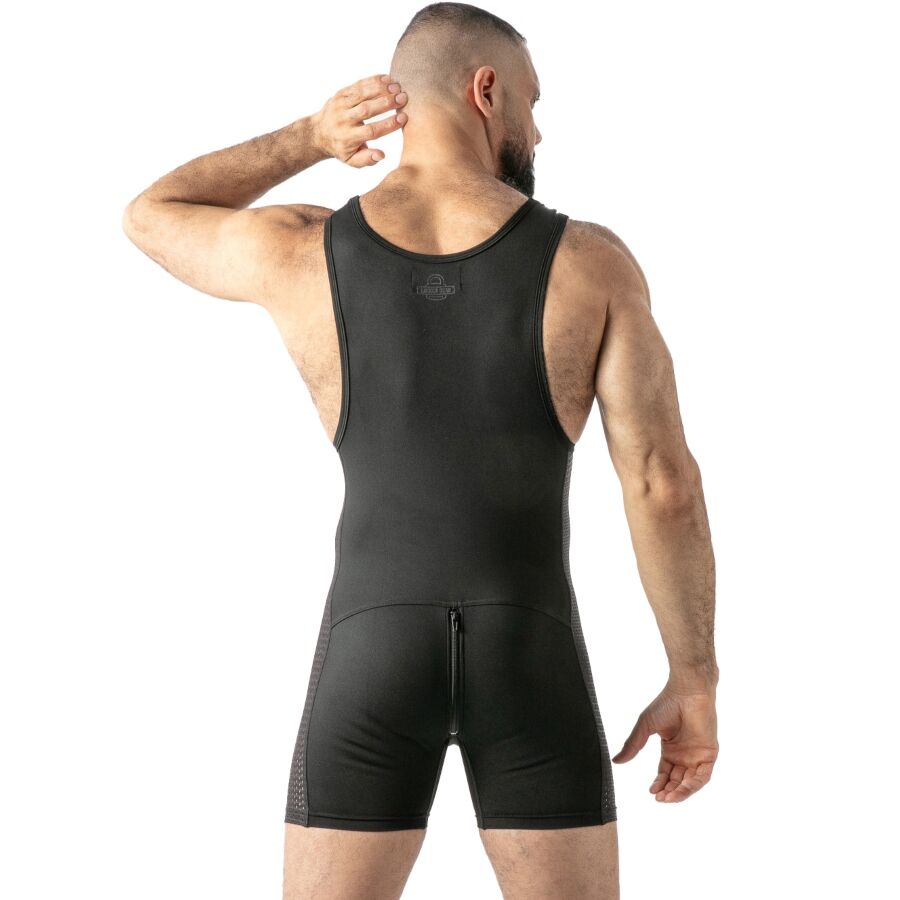 Locker Gear - Mono Open Access Singlet Negro M