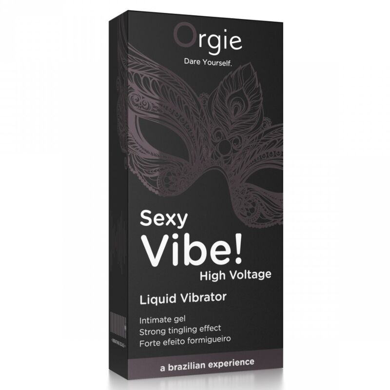 Orgie - Sexy Vibe! High Voltage Gel Íntimo Efecto Vibrante Extra Fuerte 15 Ml
