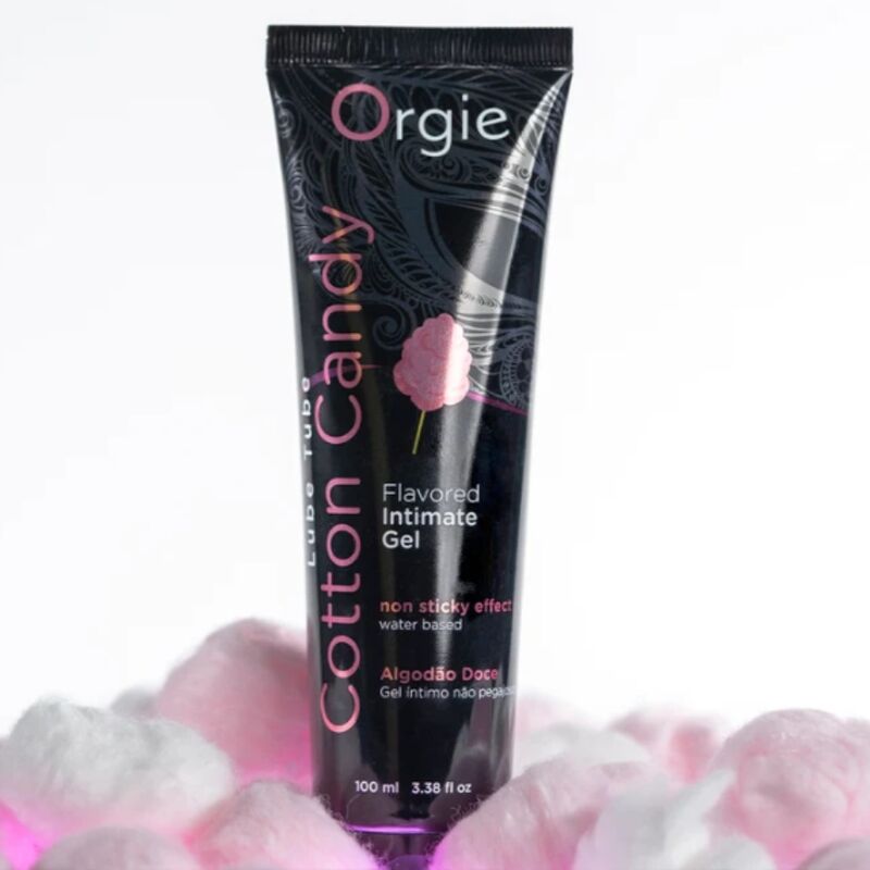 Orgie - Lubricante Gel Íntimo Besable Base Agua Algodón De Azúcar 100 Ml