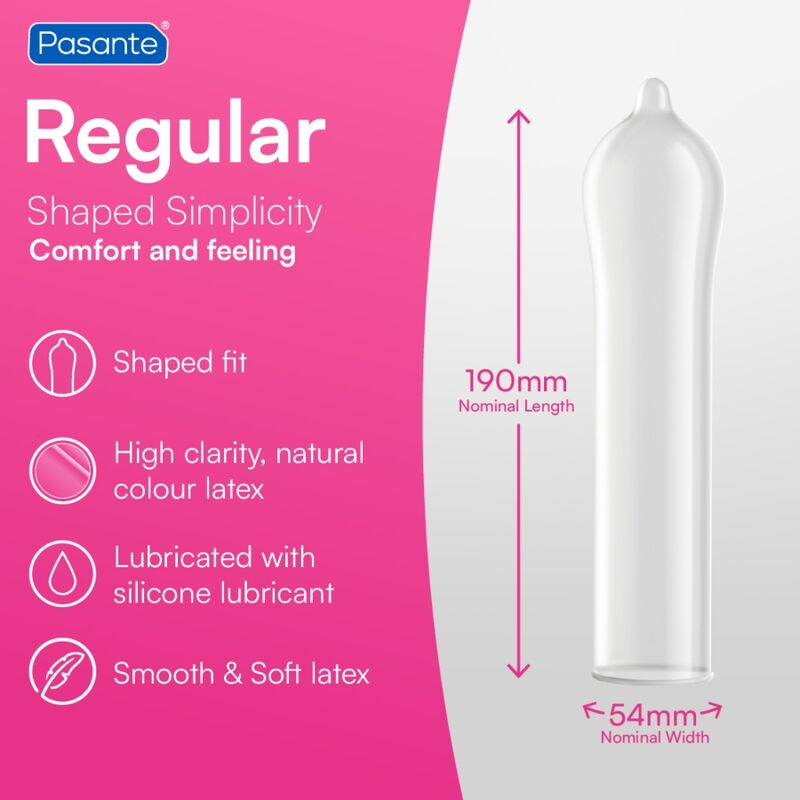 Pasante - Condom Gama Regular 3 Unidades