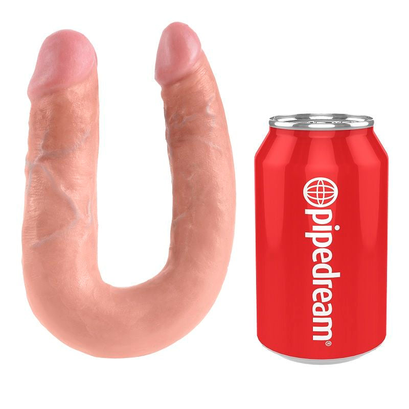 King Cock - Dildo Doble Penetración 13.9 Cm Natural