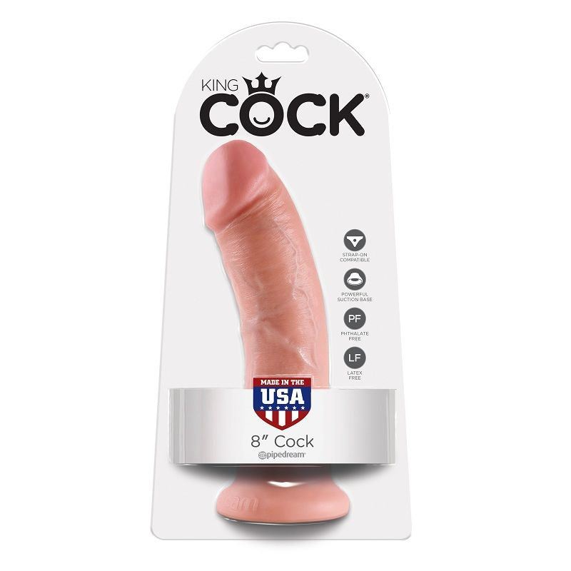 King Cock Pene De 8 - Color Natural