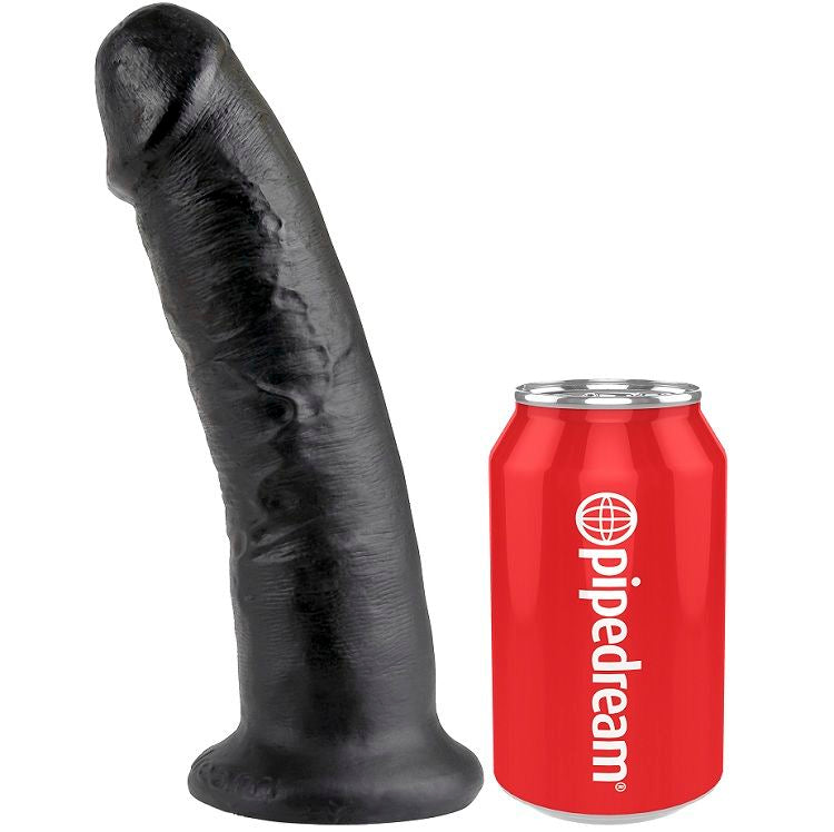 King Cock - 9 Pene Negro 22.9 Cm