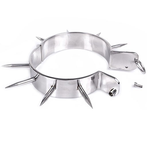 Metal Hard - Collar Esclavo Bdsm Con Puntas