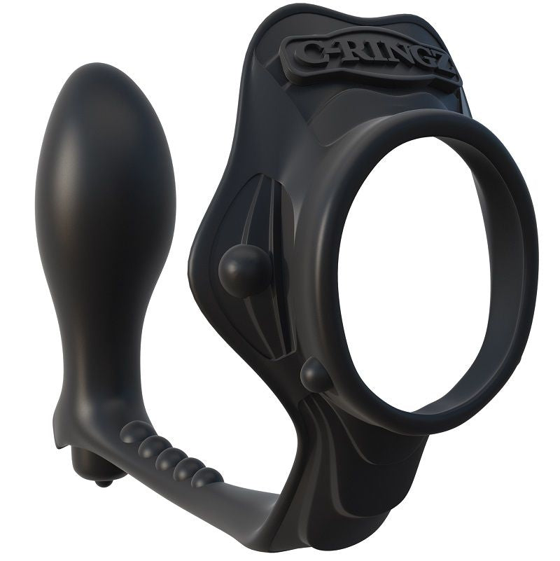 Fantasy C-Ringz - Rock Hard Anillo Potenciador Con Plug Anal