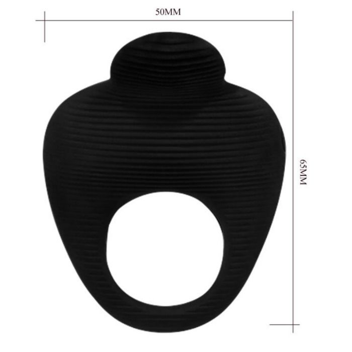 Anillo Vibrador Thimble Negro