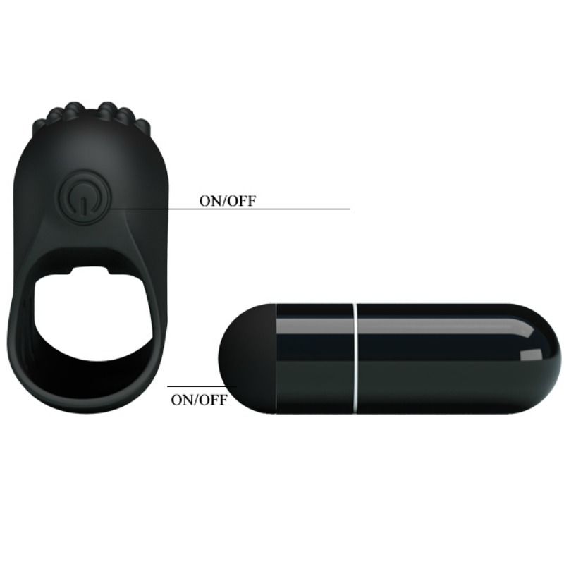 Pretty Love - Flirtation Dedal Con Vibracion Steward Negro