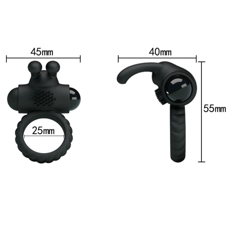 Anillo Vibrador Eudora Color Negro