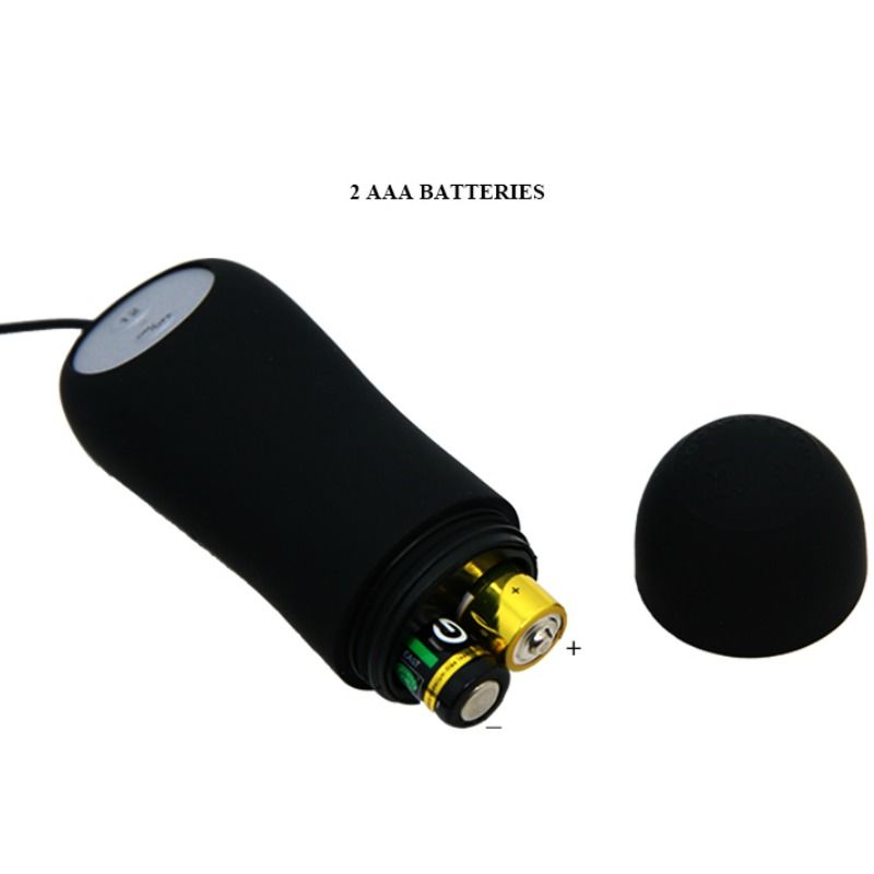 Pretty Love - Plug Anal Silicona Forma Ancla 12 Modos Vibracion Negro