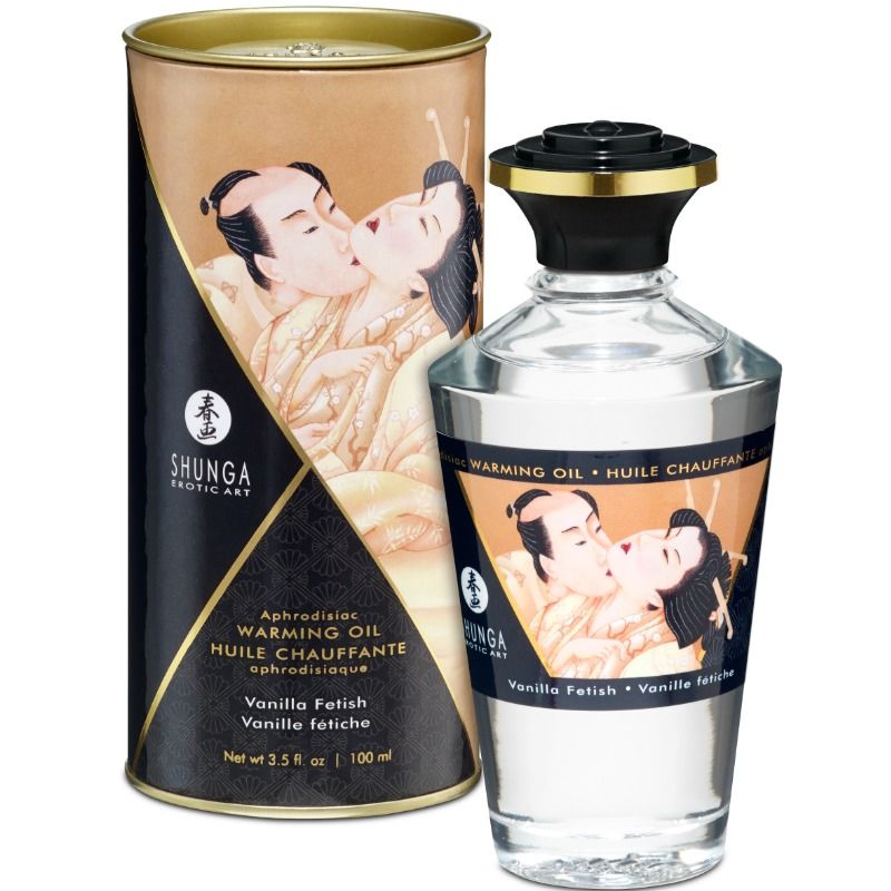 Shunga Aceite De Masaje Efecto Calor Aroma A Vainilla