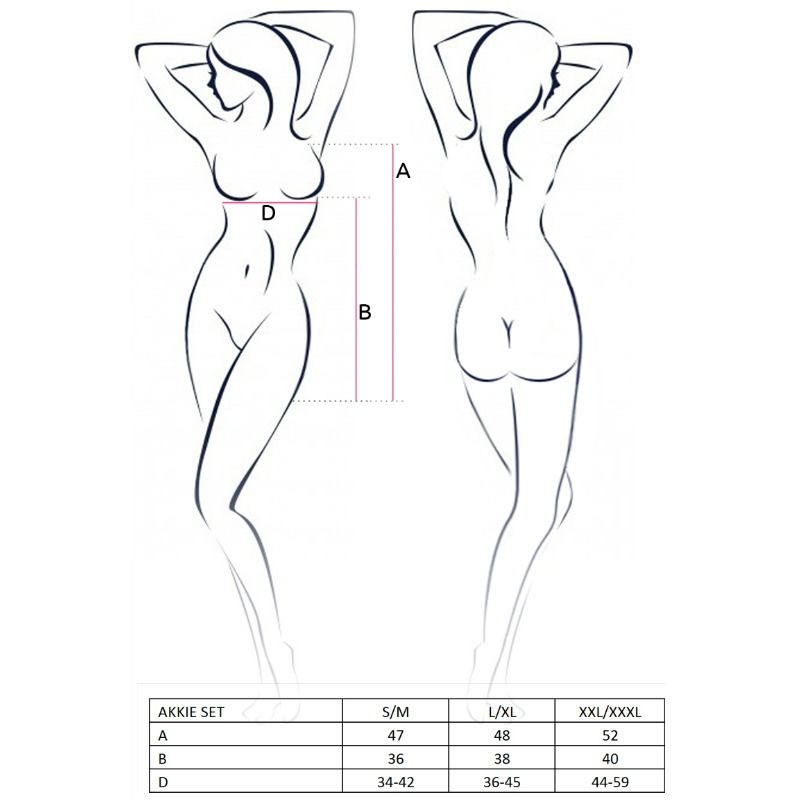 Passion Woman Akkie Set Disfraz Enfermera L/Xl