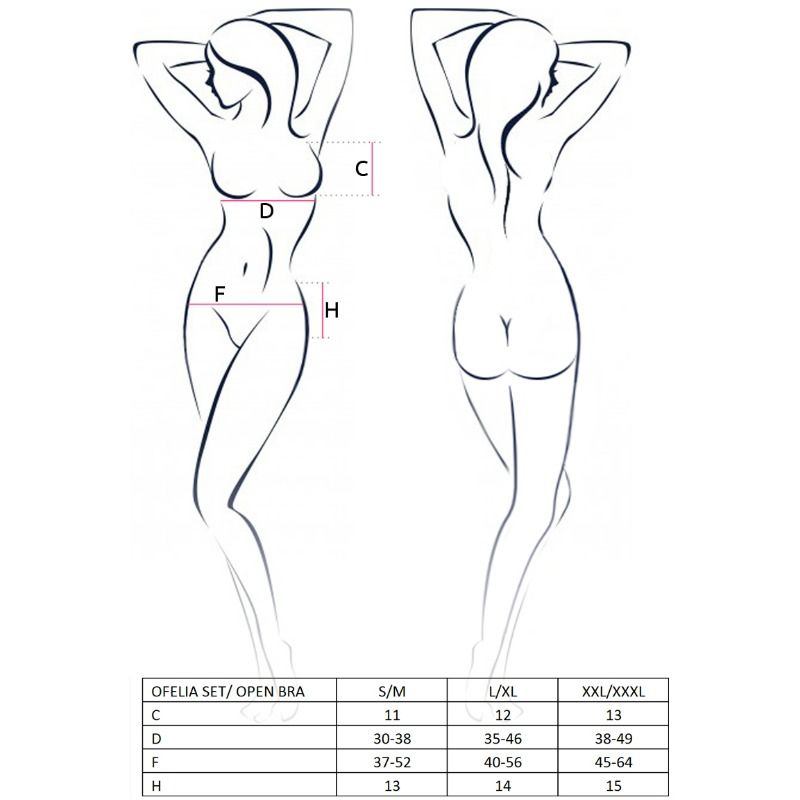 Passion Woman Ofelia Set Talla L/Xl