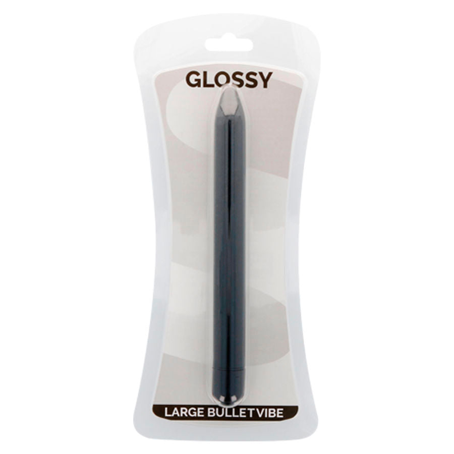 Glossy - Slim Vibrador Negro