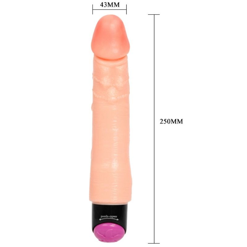 Vibrador Color Natural 25 Cm