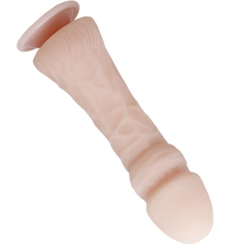 Dildo Baile  Con Ventosa Color Natural 23.5 Cm