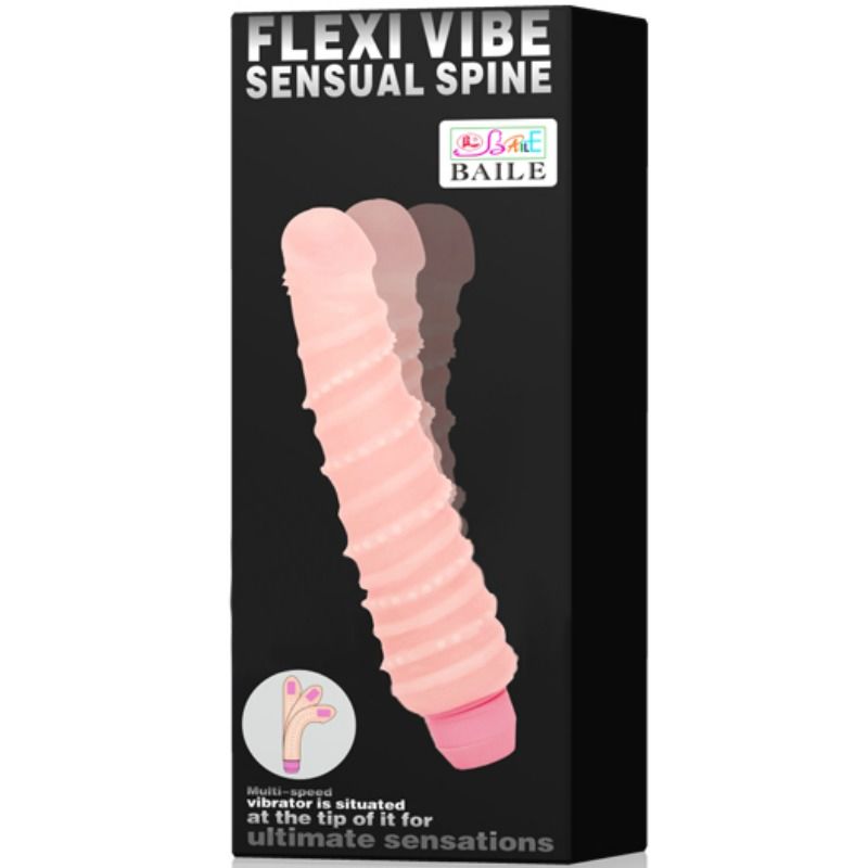 Baile - Flexi Vibe Sensual Vibrador Espiral 19.5 Cm