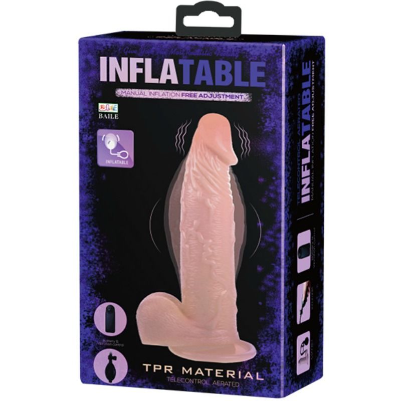 Baile - Dildo Realistico Vibrador E Inflable