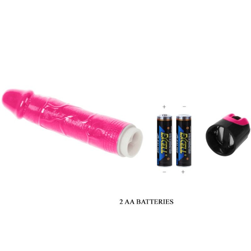 Baile Vibrador Realista Rosa
