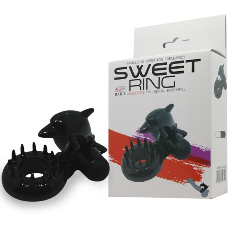 Baile - Sweet Ring Anillo Con Estimulador Clitoris Delfin