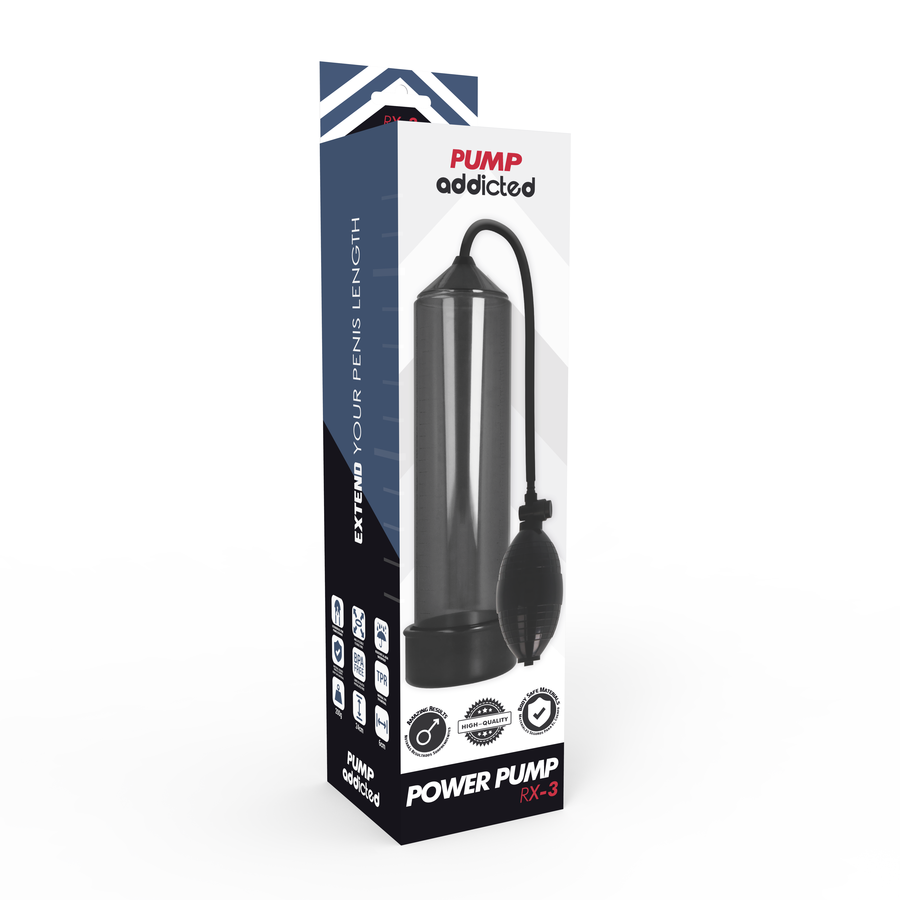 Pump Addicted - Rx3 Bomba Erección Negro