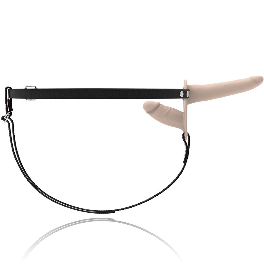 Fetish Submissive Harness - Doble Penetración Flesh