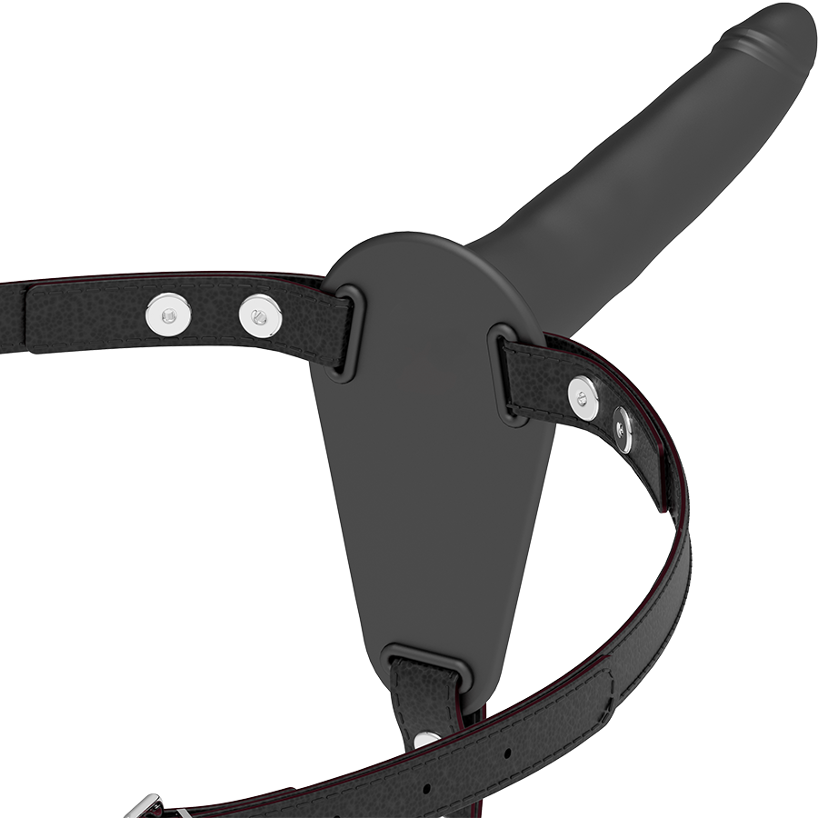 Fetish Submissive Harness - Silicona Negro 15 Cm