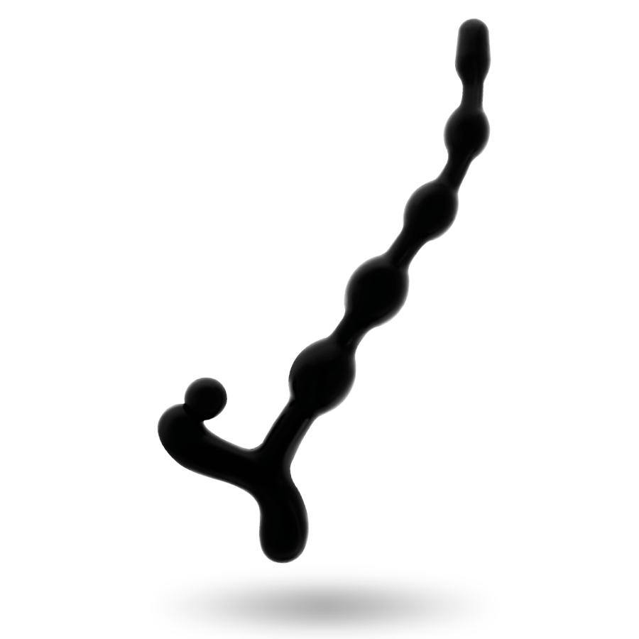 Addicted Toys - Bolas Anales 22 Cm Negro