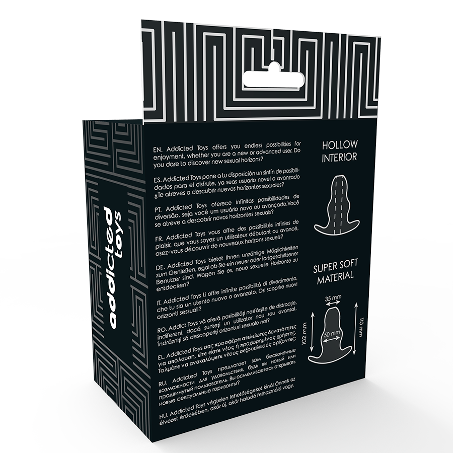 Addicted Toys - Dilatador Anal Mediano 11 Cm - Transparente